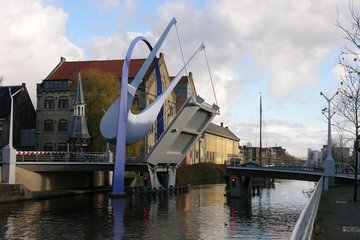 Leeuwarden, PoortBrug, ophaalbrug 